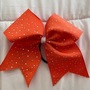 Orange Cheer Bow